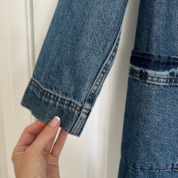 MADEWELL / Denim Duster Coat - XXS - Picture 6 of 9